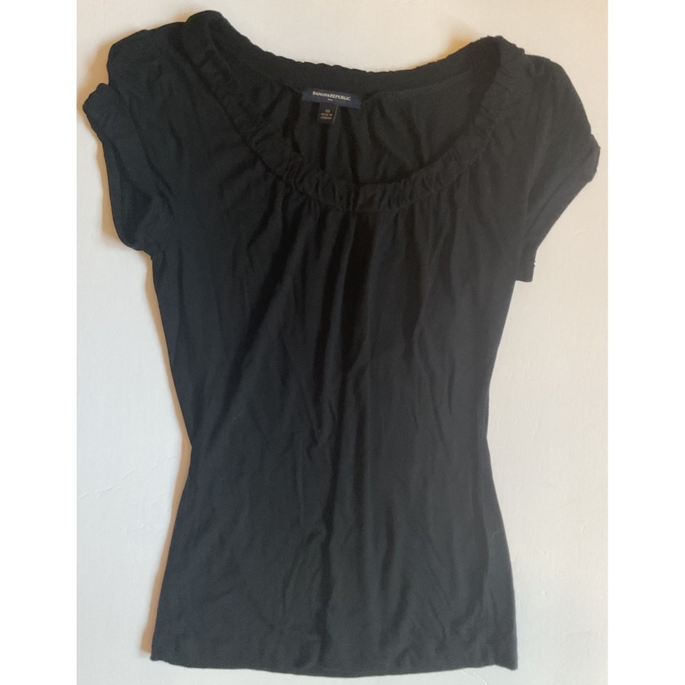 Banana Republic Soft‎ Black Top Size XS